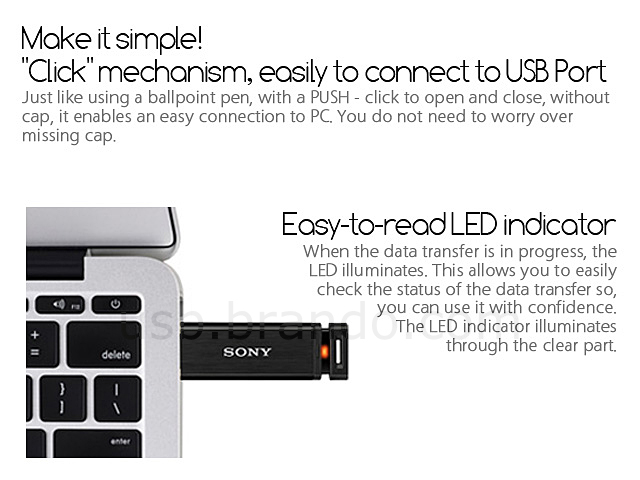 SONY MicroVault Mach USM-QX USB 3.0 Flash Drive