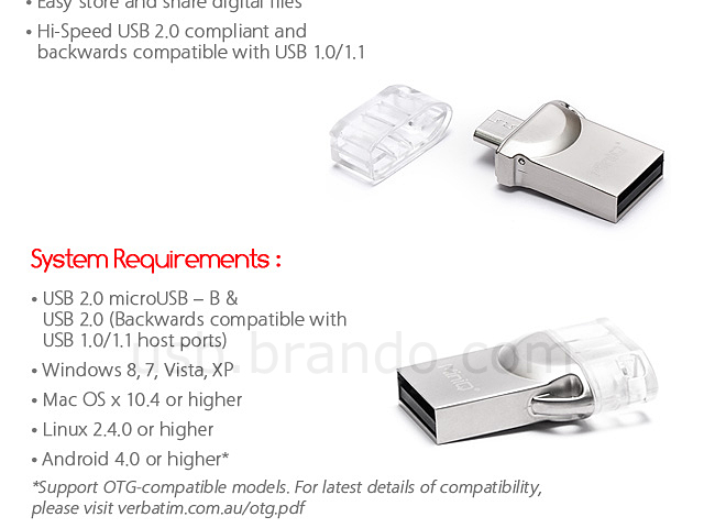 Magic-Pro MiniQ OTG Mini USB Flash Drive