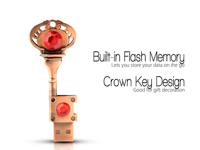 USB Crown Key Flash Drive