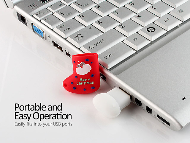 USB Santa Stocking Flash Drive