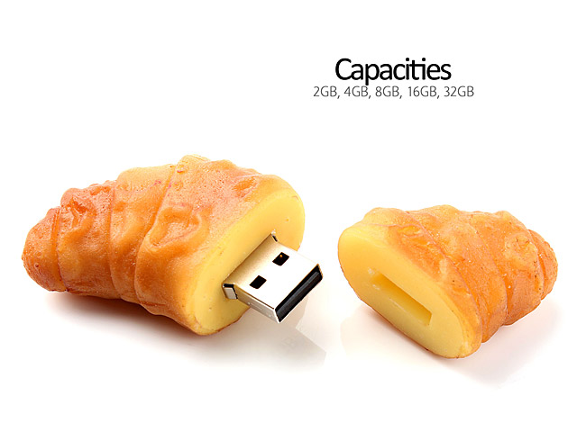 USB Croissant Flash Drive