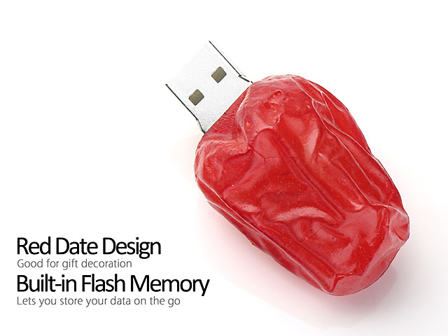 USB Red Date Flash Drive