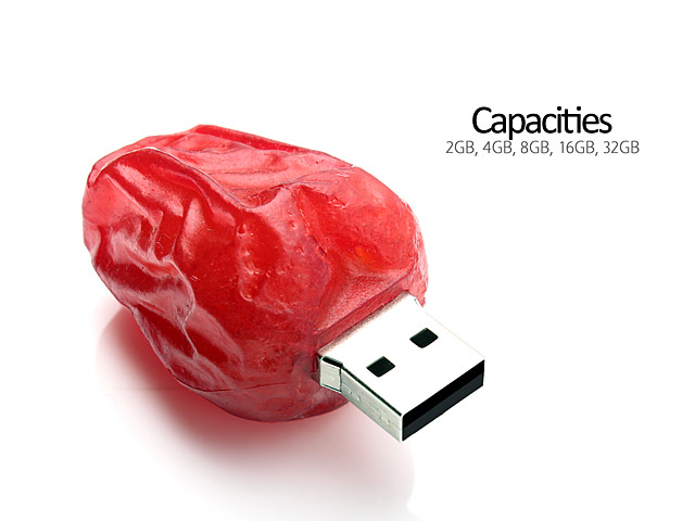 USB Red Date Flash Drive