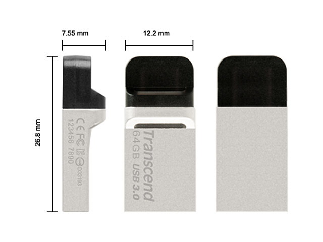 Transcend JetFlash 880 OTG USB 3.0 Flash Drive