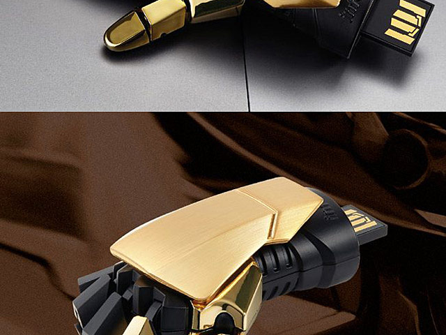 infoThink Iron Man USB Flash Drive - Right Hand (Black Gold Version)