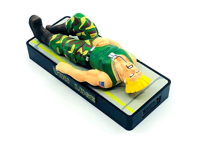 Street Fighter You Lose USB Flash Drive - Guile