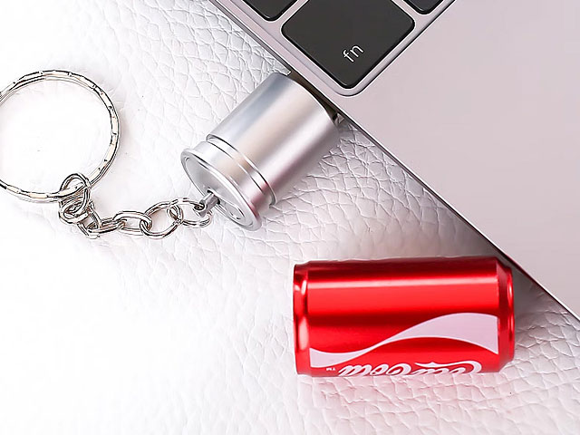 Mini Cans USB Flash Drive Keychain