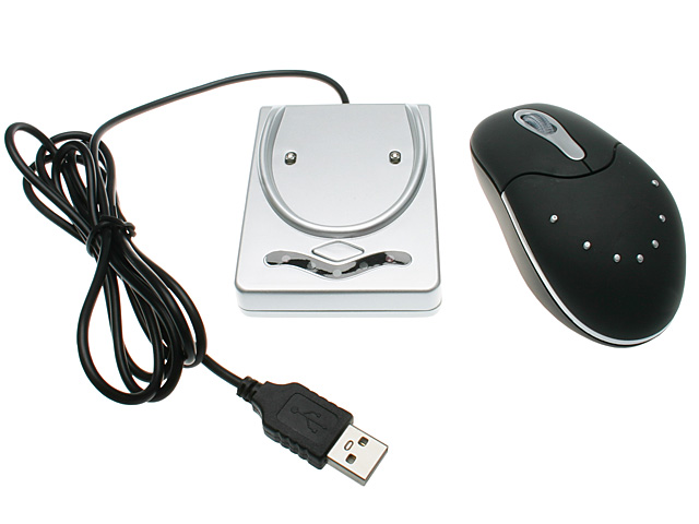 Wireless Mouse with USB Hub