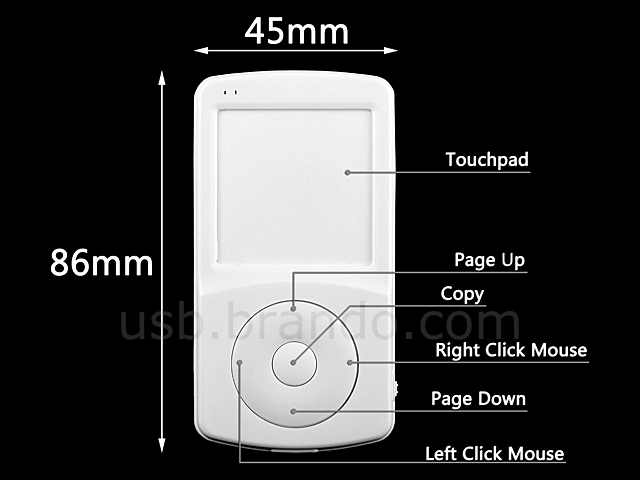 USB Mini Wireless Touchpad