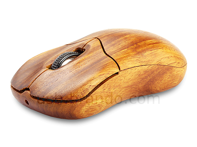 USB Wooden Wireless Mouse