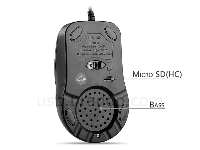 3-In-1 USB Mouse