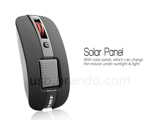 Solar Rechargeable Wireless Mouse
