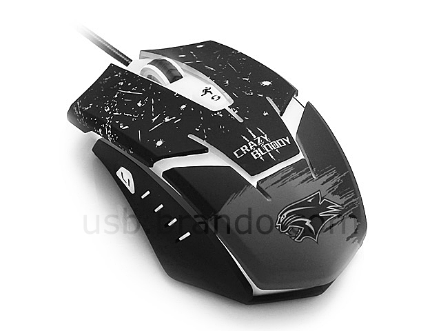 USB Crazy Bloody Gaming Mouse