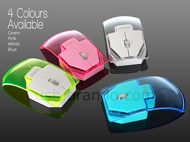 Wireless Transparent USB Mouse