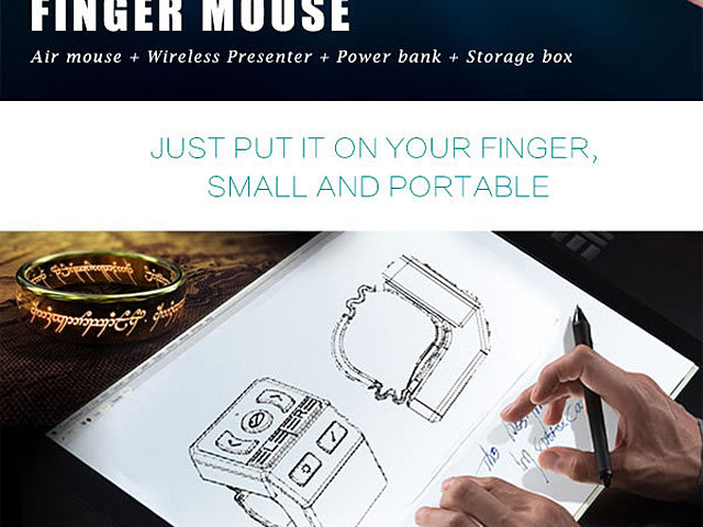 Multi-Function Wireless Finger Mouse