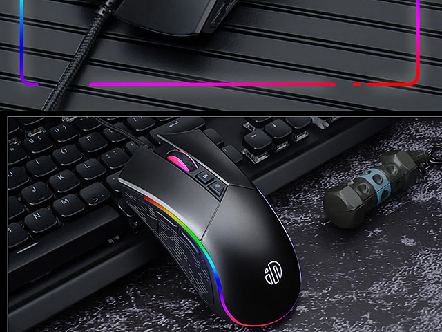 USB Wide Illuminated Mouse