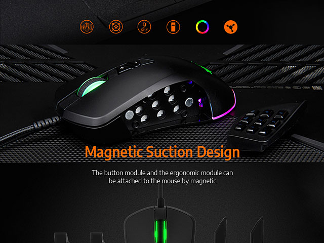 Ajazz GTI USB RGB Gaming Mouse