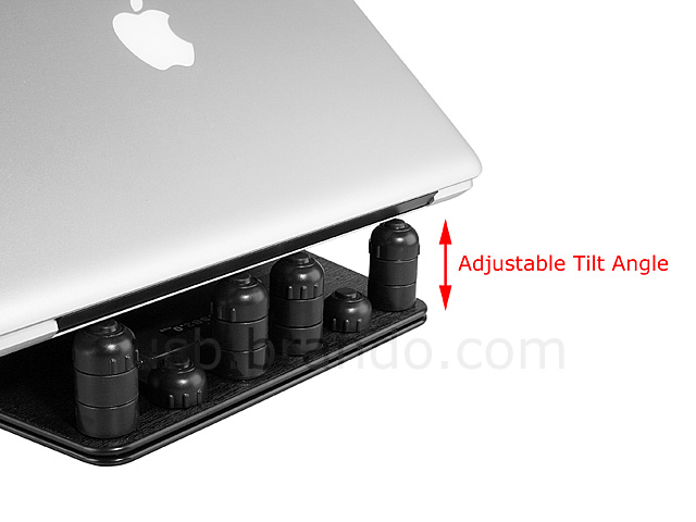 360° Rotate Notebook Cooling Pad with 4-Port Hub