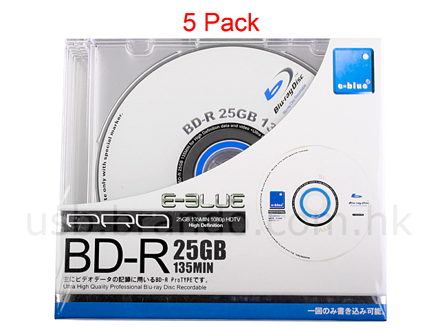 E-Blue 25G 2X Blu-Ray (BD-R) Disc