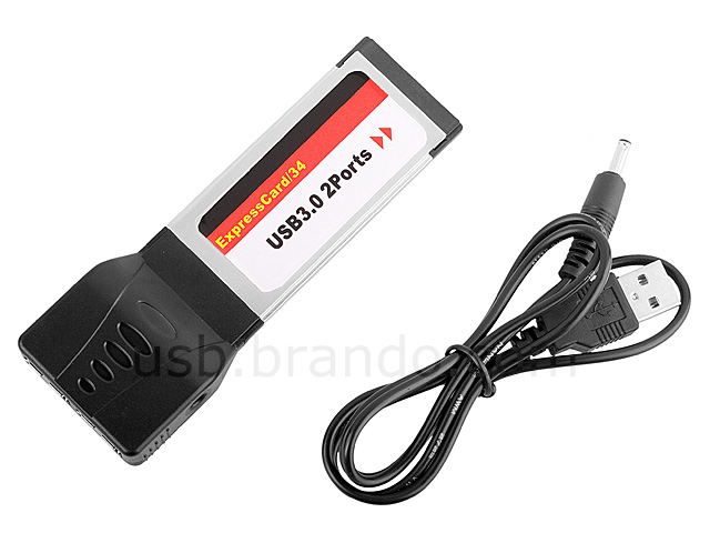 ExpressCard USB 3.0 2-Ports Hub