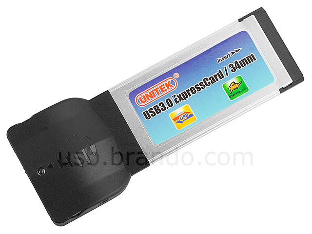 UNITEK 2 Port USB 3.0 ExpressCard/34mm