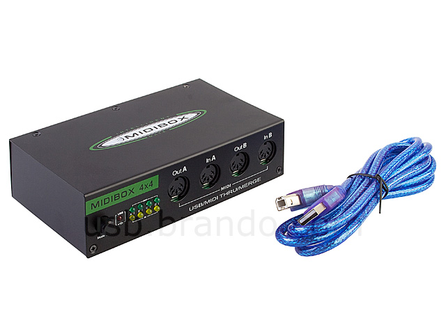 USB MIDI Interface 4i/4o + MERGE 2i - 4o