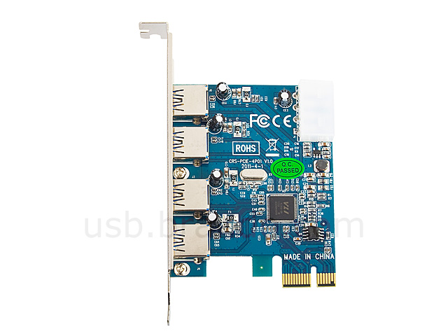 4-Port USB 3.0 PCI Express Card