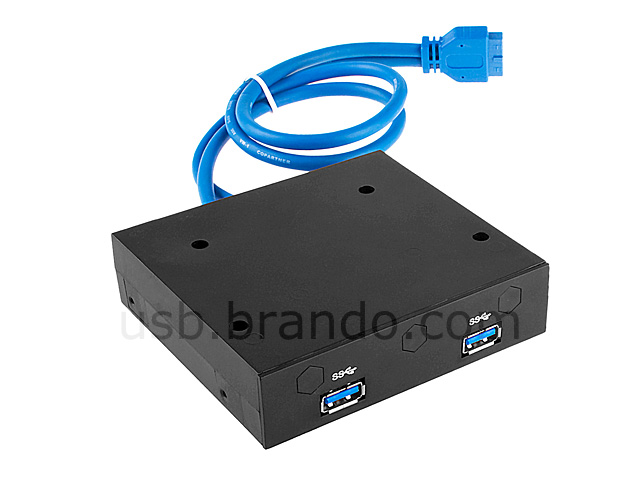 2-Port USB 3.0 3.5" Front Panel