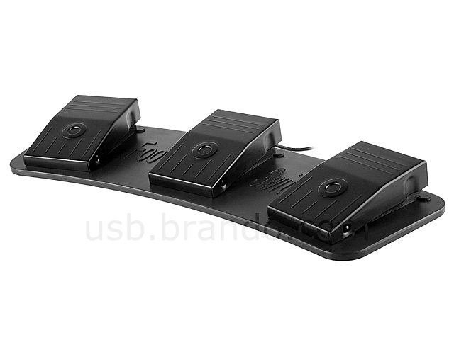 USB Metal Triple Foot Switch