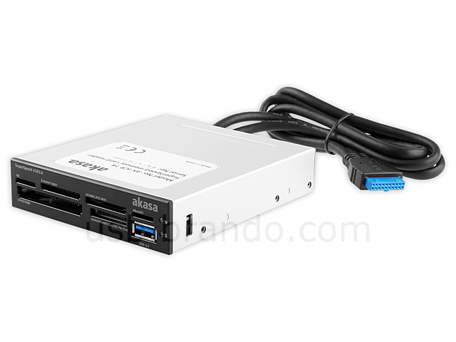 Akasa USB 3.0 3.5" Front Panel All-in-One Card Reader