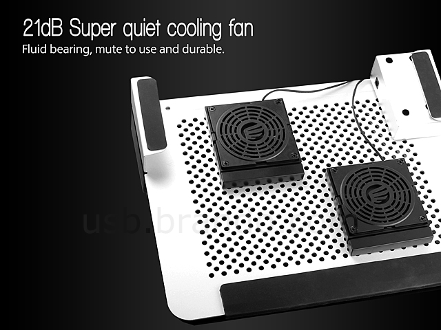 USB Notebook Cooling Pad with USB 3.0 3-Port Hub