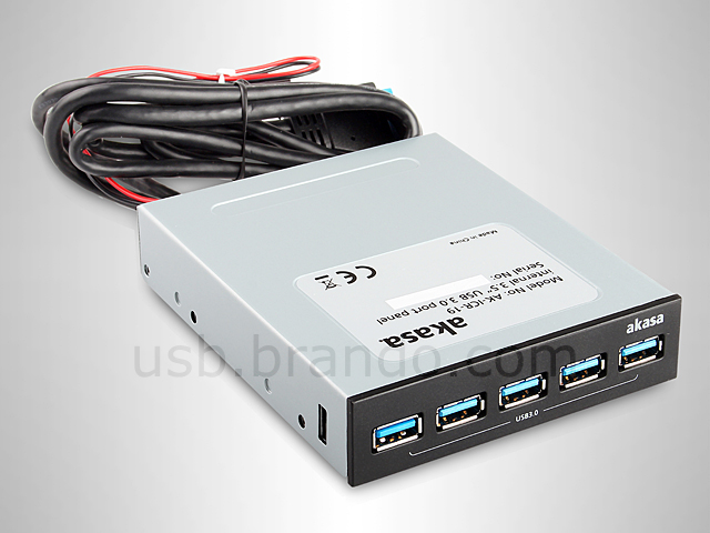 Akasa USB 3.0 5-Port Hub Front Panel