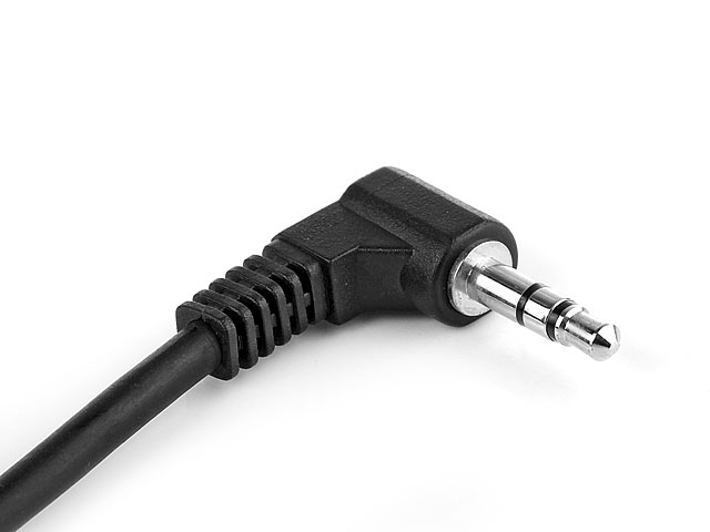 3.5mm Male to Male Right Angle Curled AUX Audio Cable