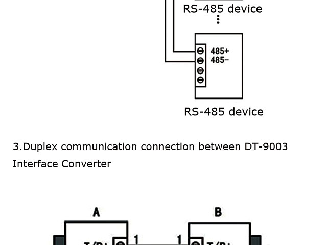 Passive RS232 to RS422/RS485 Converter