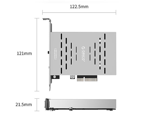 ORICO PCle M.2 SSD RAID Card (PRS2)