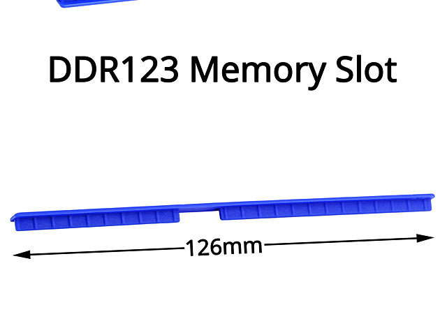 DDR123 Memory Slot Dust Cover