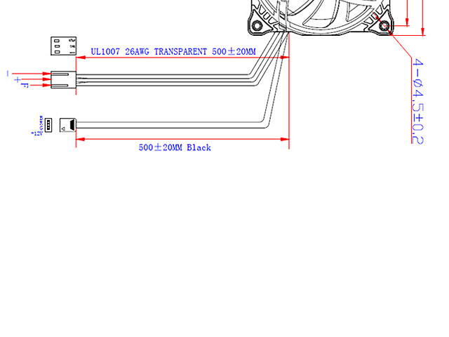 Vegas X7 12cm RGB LED Cooling Fan