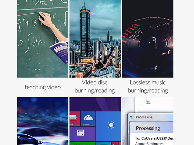 USB/Type-C External Drive DVD-ROM