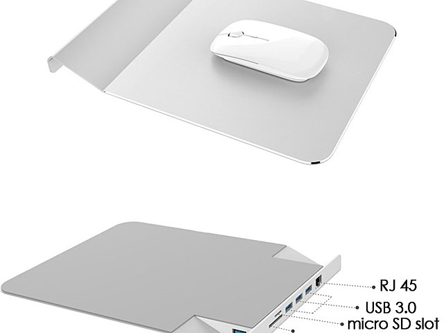 6-in-1 Multi-Functional Aluminum Mouse Pad