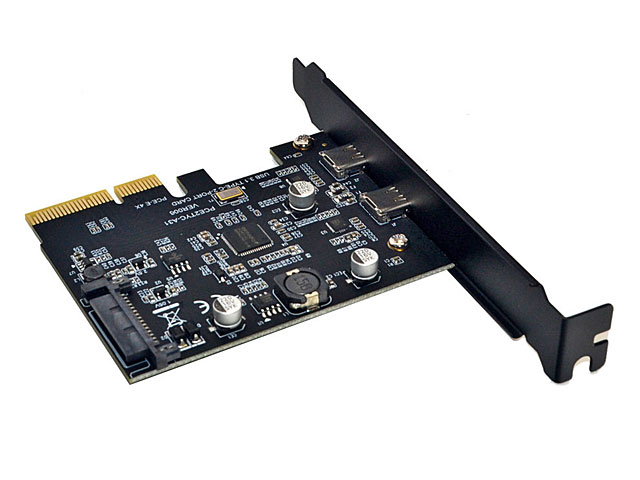 2-Port Type-C PCI-E Expansion Card