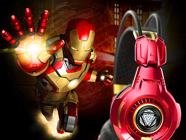 E-BLUE MARVEL IRON MAN 3 Edition ARMOR Collection Professional Hi-Fi Headset