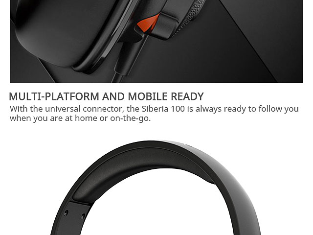 SteelSeries Siberia 100 Gaming Headset with Mic