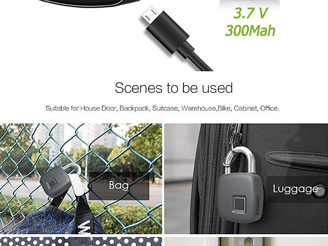 Smart Fingerprint Padlock