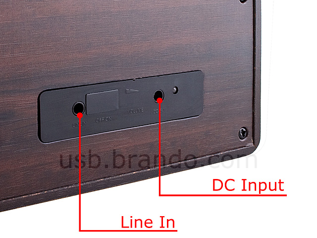 USB Retro Wooden Speaker (MD-E30)