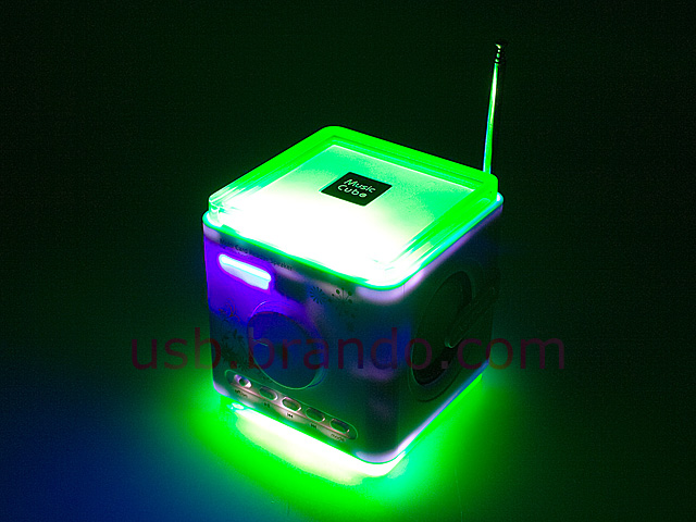 USB Illuminated Cube Speaker