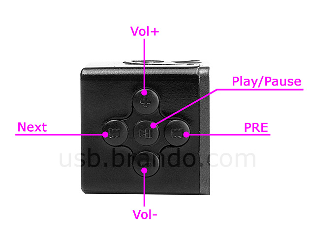 USB Mini Cube MP3 Player