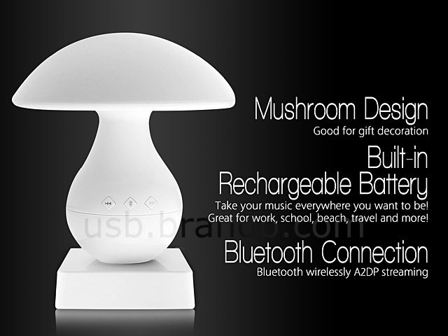 Bluetooth Mushroom MP3 Player with Lamp