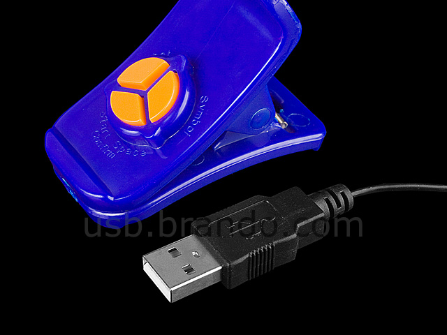 USB LED Message Clip Fan