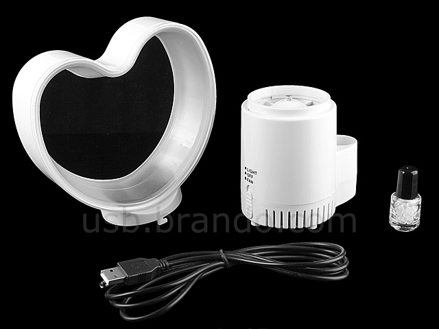 USB Heart Aromatic Electric Fan