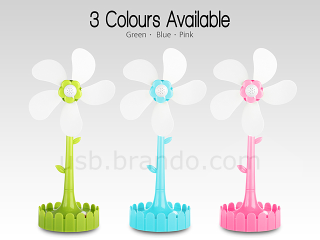 USB Flower Aroma Diffuser with Fan